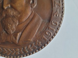[SIENKIEWICZ, Henryk (1846-1916)] Triebler, Piotr (1898-1952) - Portrait medallion of Henryk Sienkiewicz, 1925