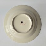 BARANOVKA. Deep porcelain plate from the Baranovka porcelain manufactory, circa 1830.