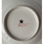 BARANOVKA. Deep porcelain plate from the Baranovka porcelain manufactory, circa 1830.