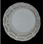 BYDGOSZCZ / BROMBERG. Porcelain plate, openwork, with a view of the City Theater (Stadtheater).