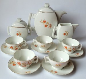 ĆMIELÓW. Serwis porcelanowy do herbaty 