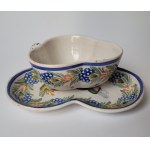 DELFT, Netherlands. Faience cup with saucer, 2nd half of the 18th century, workshop of A. Peenis (1759-1770)