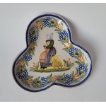 DELFT, Netherlands. Faience cup with saucer, 2nd half of the 18th century, workshop of A. Peenis (1759-1770)