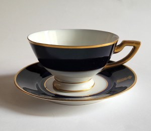 [MASALSKI HERB] Cup and saucer with the Masalski coat of arms of the nobility (Baka variety).