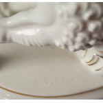 HUTSCHENREUTHER. Putto z baranem: figura porcelanowa, projekt Karla Tuttera