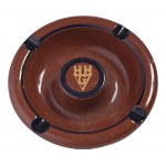 KADYNY. Ashtray with gilded HHG monogram.