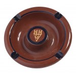 KADYNY. Ashtray with gilded HHG monogram.