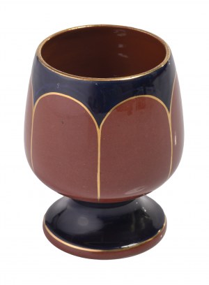 KADYNY. Cup, BRG (blau-rot-gold) style, post-1930s