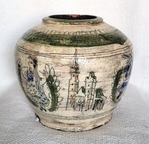 KSIĄŻEK, Bolesław (1911-1994). Wazon ceramiczny