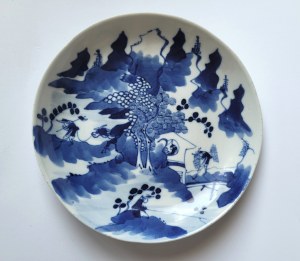 [PADEREWSKI, Ignacy Jan (1860-1941): sbírka] Porcelánový talíř, 19. století Čína. - Období Qing (1644-1911)