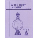 NIEMEN. Komplet półmisków szklanych, katalogowych, tzw. śledziówek: patera i 6 małych, projekt Michała Titkowa