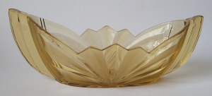 NIEMEN. Żardiniera szklana w stylu art déco, katalogowa. Huty szklane J. Stolle 