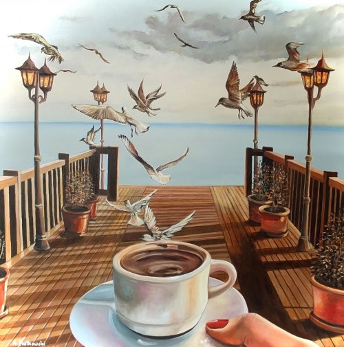 Adam Piotr Rutkowski, Afternoon coffee, 2025