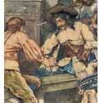 Giuseppe Aureli, The Inn with Figures - Giuseppe Aureli (1858 - 1929)