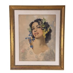 De Lisio, Portrait of a young woman - De Lisio