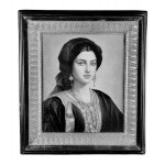 ANONIMO, Portrait of a Woman with a Headpiece
