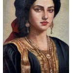 ANONIMO, Portrait of a Woman with a Headpiece