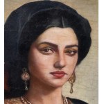 ANONIMO, Portrait of a Woman with a Headpiece