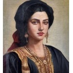 ANONIMO, Portrait of a Woman with a Headpiece