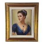 SCUOLA ITALIANA, Elegant portrait of a woman