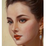 SCUOLA ITALIANA, Elegant portrait of a woman