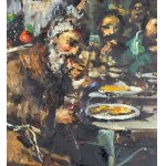 R. CARIGNANI, Friar in a tavern - R. CARIGNANI