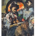 R. CARIGNANI, Friar in a tavern - R. CARIGNANI