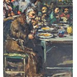 R. CARIGNANI, Friar in a tavern - R. CARIGNANI