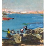 R. CARIGNANI, Neapolitan seascape - R. CARIGNANI