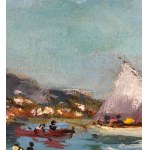 R. CARIGNANI, Neapolitan seascape - R. CARIGNANI