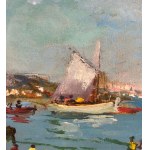 R. CARIGNANI, Neapolitan seascape - R. CARIGNANI
