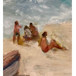 Gaetano Bocchetti, Figures by the Seaside - Gaetano Bocchetti (1888 - 1990)