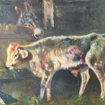 UNIDENTIFIED SIGNATURE, Stable with Livestock