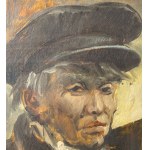 Camilo Henriquez VAN DEN BORGHT, Portrait of a man with a hat - Camilo Henriquez VAN DEN BORGHT (1935-2005)