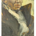 Camilo Henriquez VAN DEN BORGHT, Portrait of a man with a hat - Camilo Henriquez VAN DEN BORGHT (1935-2005)