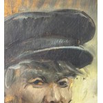 Camilo Henriquez VAN DEN BORGHT, Portrait of a man with a hat - Camilo Henriquez VAN DEN BORGHT (1935-2005)