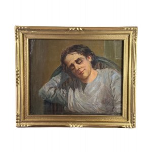 ANONIMO, Portrait of a man at rest