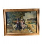 UNIDENTIFIED SIGNATURE, Women in the garden