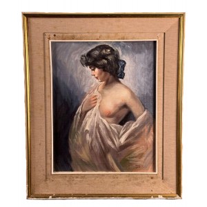 S. TESTA, Portrait of a woman with a veil - S. Testa