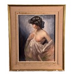 S. TESTA, Portrait of a woman with a veil - S. Testa