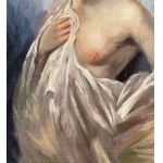 S. TESTA, Portrait of a woman with a veil - S. Testa