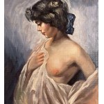 S. TESTA, Portrait of a woman with a veil - S. Testa