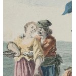 ANONIMO, Seascape with Figures and Architecture