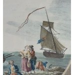 ANONIMO, Seascape with Figures and Architecture