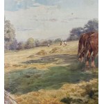 Francis Appleton, Landscape with figures and horses (Summer) - Francis Appleton