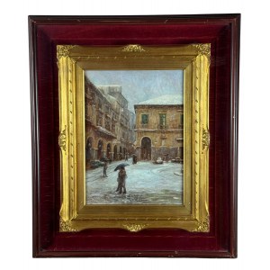 ANONIMO, Neapolitan street with figures