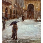 ANONIMO, Neapolitan street with figures