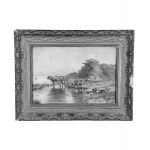 UNIDENTIFIED SIGNATURE, Landscape with a Flock