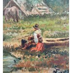 UNIDENTIFIED SIGNATURE, Landscape with a Flock