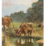 UNIDENTIFIED SIGNATURE, Landscape with a Flock